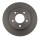 2 Brake Discs rear axle full Ø 55 mm 9 mm VALEO for e.g. TOYOTA PRIUS
