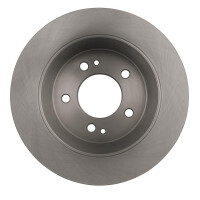 2 Brake Discs rear axle full Ø 76 mm 10 mm VALEO for e.g. KIA CEED