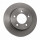 2 Brake Discs rear axle full Ø 90 mm 12 mm VALEO for e.g. RENAULT MASTER