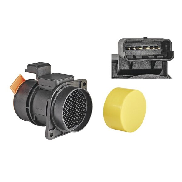 Luftmassenmesser 182mm Hitzdrahtmassensensor 6-polig VALEO für RENAULT MEGANE II