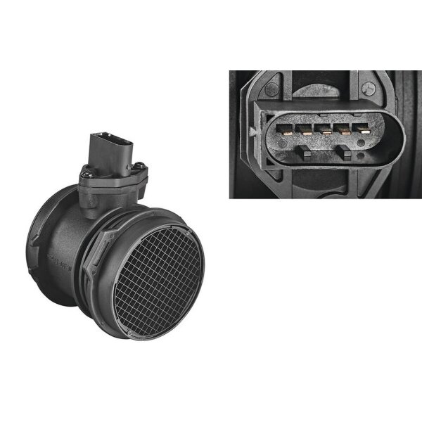 Mass Air Flow Sensor 12 V hot film mass sensor 5-pin VALEO for MB E-CLASS