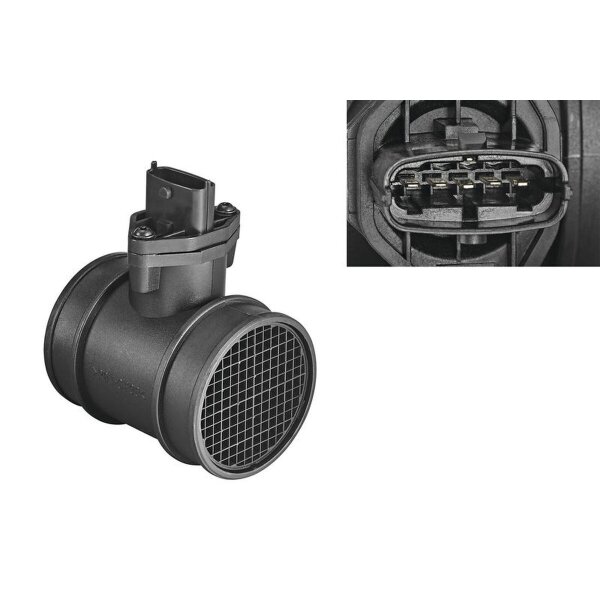Luftmassenmesser 108mm Heißfilmmassensensor 5-polig VALEO für OPEL ASTRA G