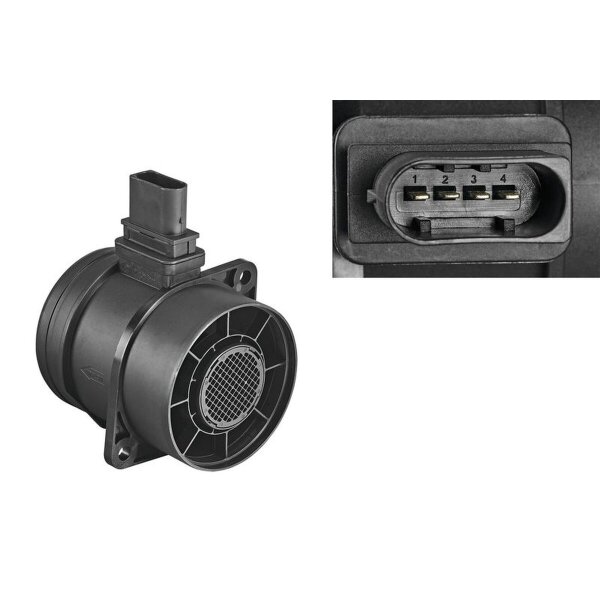Luftmassenmesser Heißfilmmassensensor 4-polig VALEO für MERCEDES SPRINTER 3,5-t