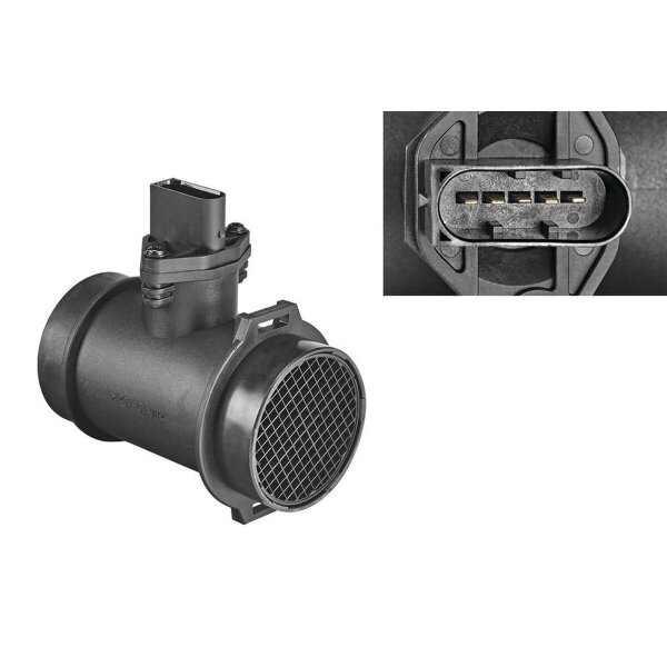 Luftmassenmesser 182mm Heißfilmmassensensor 5-polig VALEO für BMW 3 Touring