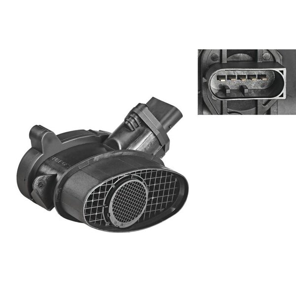 Luftmassenmesser 182mm Heißfilmmassensensor 5-polig VALEO für BMW 3 (E46)