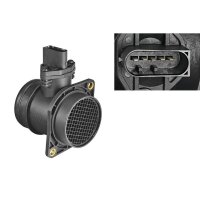 Mass Air Flow Sensor 12 V hot film mass sensor 5-pin...