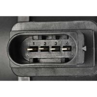 Mass Air Flow Sensor 12 V hot film mass sensor 4-pin VALEO for BMW 1 Series