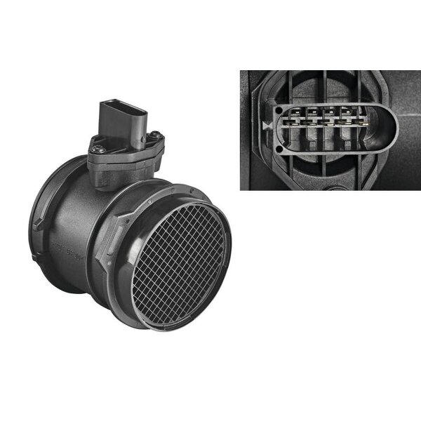 Mass Air Flow Sensor 12 V hot film mass sensor 5-pin VALEO for MB E-CLASS