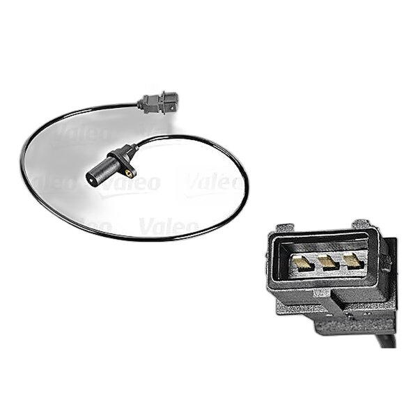 Sensor Crankshaft Pulse inductive 3-pole VALEO for e.g. FIAT MULTIPLA