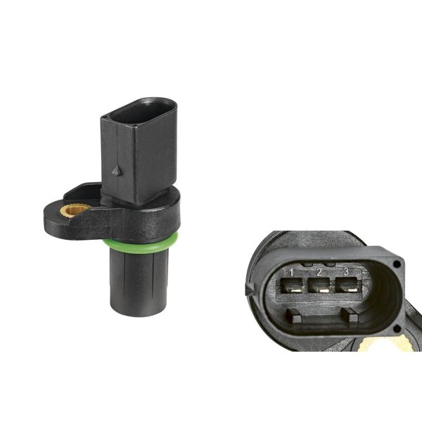 Crankshaft pulse generator Hall sensor 3-pin VALEO for BMW 1 (E87)