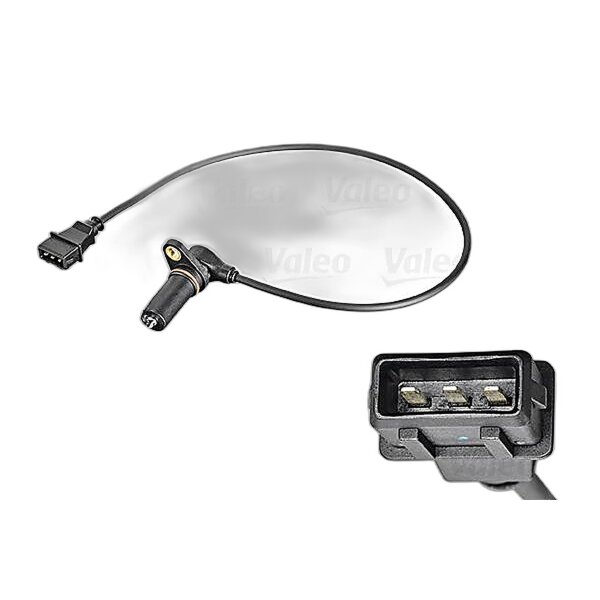 Sensor Crankshaft Pulse inductive 3-pole VALEO for e.g. VW PASSAT