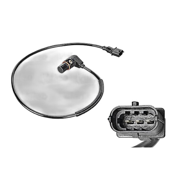 Sensor Crankshaft Pulse inductive sensor 3-pole oval VALEO for e.g. OPEL OMEGA