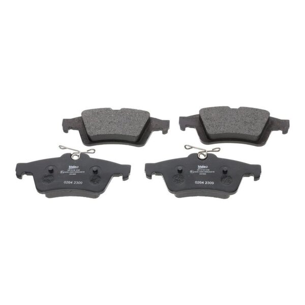 Bremsbelagsatz Scheibenbremse hinten VALEO für FORD FOCUS III