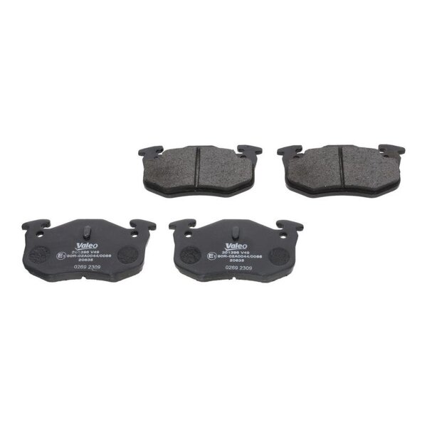 Bremsbelagsatz Scheibenbremse hinten VALEO für RENAULT 19 II