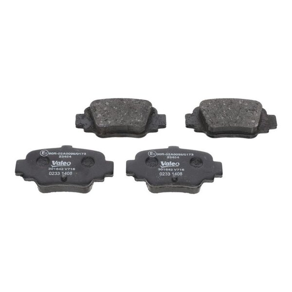 Bremsbelagsatz Scheiben hinten 14,9 mm VALEO für NISSAN MICRA