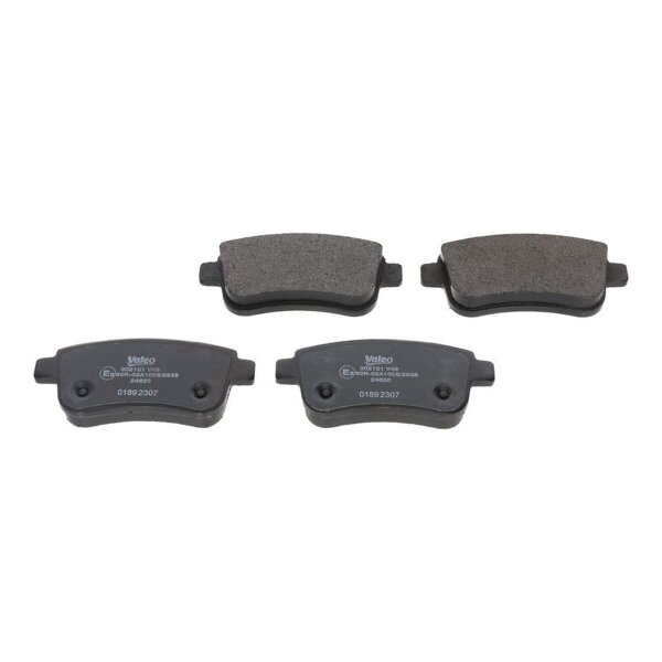 Bremsbelagsatz Scheibenbremse hinten VALEO für RENAULT MEGANE III