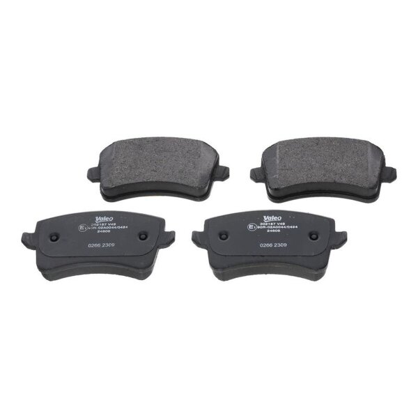 Bremsbelagsatz Scheibenbremse hinten VALEO für AUDI A4 B8