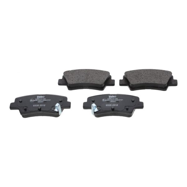 Bremsbelagsatz Scheiben hinten 15,5 mm VALEO für u.a. HYUNDAI TUCSON