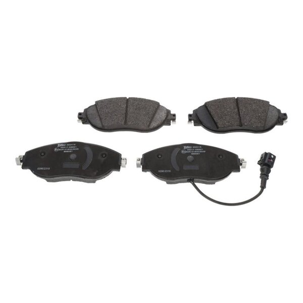 Brake pad set front discs 20 mm VALEO for SEAT ALHAMBRA and others