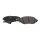 Brake pad set front discs 20 mm VALEO for SEAT ALHAMBRA and others