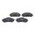 Brake pad set front discs 18.3 mm VALEO for PEUGEOT 308 and others