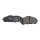 Brake pad set front discs 18.3 mm VALEO for PEUGEOT 308 and others