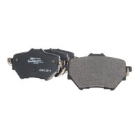Brake pad set rear discs 17.2 mm VALEO for PEUGEOT 308...