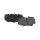 Brake pad set front discs wear-alert 15 mm VALEO for TOYOTA HILUX and others