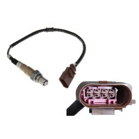 Oxygen Sensor after cat heated 4 bar M18x1.5 450 mm cable VALEO for e.g. AUDI A8