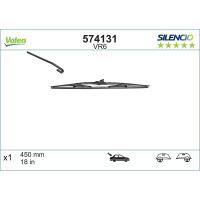 Rear Wiper Blade 450 mm VALEO IAM-Expertise suitable for CITROËN XANTIA