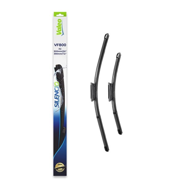 Wiper Blade front flat bar with spoiler VALEO for e.g. RENAULT TWINGO