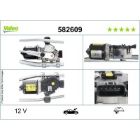 Wiper Motor front 12 V VALEO IAM-Expertise suitable for e.g. RENAULT TALISMAN