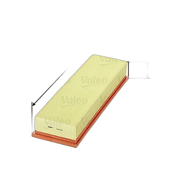 Air Filter insert 382 mm - 116 mm VALEO suitable for e.g. RENAULT 21