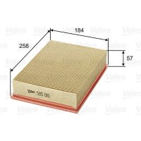 Air filter filter insert 258mm VALEO for FORD ESCORT VI