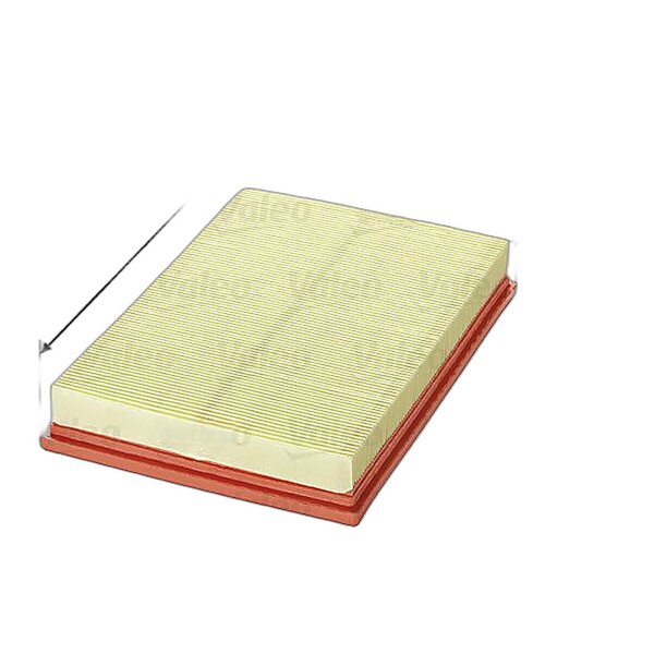 Luftfilter-Einsatz 255 mm - 177 mm VALEO für u.a. FORD FIESTA