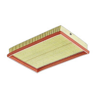 Luftfilter-Einsatz 255 mm - 177 mm VALEO für u.a. FORD FIESTA