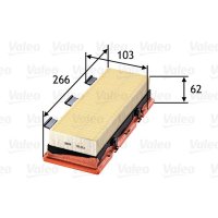 Air filter filter insert 266mm VALEO for RENAULT CLIO II