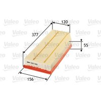 Luftfilter Filtereinsatz 377mm VALEO für MERCEDES...