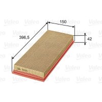 Luftfilter Filtereinsatz 397mm VALEO für FORD MONDEO I