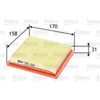 Air filter filter insert 158mm VALEO for NISSAN MICRA II
