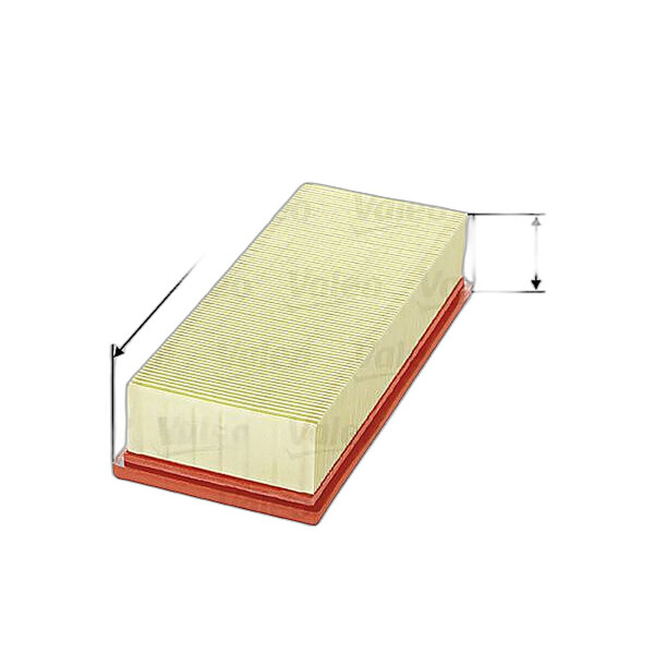 Luftfilter-Einsatz 272 mm - 118 mm VALEO passend für u.a. ROVER 400