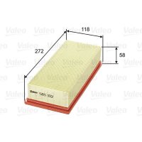 Air filter filter insert 272mm VALEO for ROVER 400 II