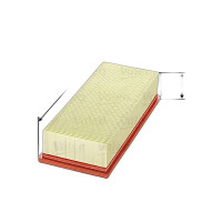 Luftfilter-Einsatz 272 mm - 118 mm VALEO passend für...