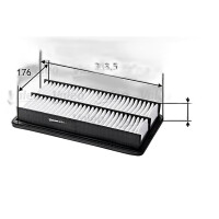 Luftfilter-Einsatz 321 mm - 177 mm VALEO IAM-Expertise...