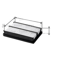 Luftfilter-Einsatz 252 mm - 171 mm VALEO für u.a....