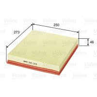 Air filter filter insert 273mm VALEO for FORD TRANSIT Bus