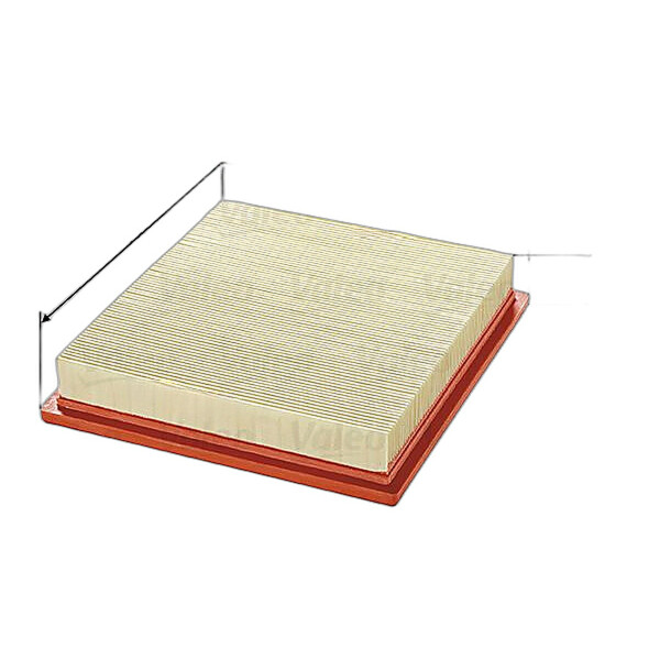 Luftfilter-Einsatz 238 mm - 216 mm VALEO für u.a. CHRYSLER VOYAGER