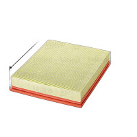 Luftfilter-Einsatz 254 mm - 213 mm VALEO für u.a....