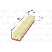 Air filter filter insert 455mm VALEO for MERCEDES C-CLASS...