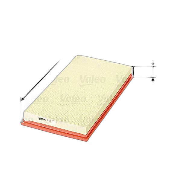 Luftfilter-Einsatz 344 mm - 170 mm VALEO passend für u.a. VOLVO S40
